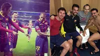 Intip Gaya Pemain Barcelona Usai Kalahkan City