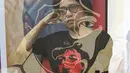 Foto multiple exposure istri aktivis HAM Munir, Suciwati saat menyampaikan keterangan bersama terkait 15 tahun terbunuhnya aktivis HAM Munir di Jakarta, Jumat (6/9/2019). Koalisi Keadilan untuk Munir mendesak pemerintah tegas dan serius menuntaskan kasus Munir. (Liputan6.com/Helmi Fithriansyah)