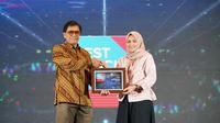 PT Timah berhasil meraih penghargaan Best Stock Awards 2025 Katagori BUMN dan Anak Usaha BUMN Sektor Barang Baku Middle Cap dari Infovesta di Hotel Sultan, Jakarta, Selasa, 25 Februari 2025. (Dok TINS)