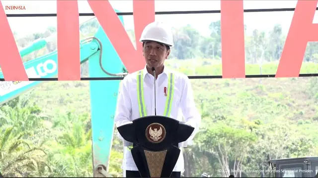 Presiden Joko Widodo (Jokowi) resmi memulai pembangunan Bandara Ibu Kota Nusantara (IKN)