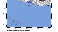 Gempa mengguncang Kabupaten Bandung paad Senin pagi, (10/7/2023). (Dok BMKG)