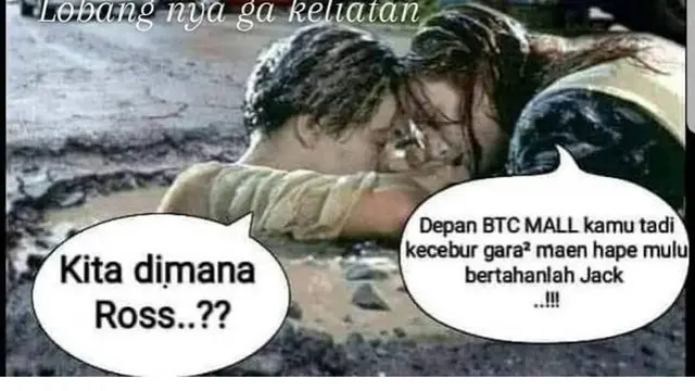 6 Meme Sindir Jalan Berlubang Ini Bikin Miris