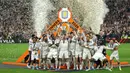 Bagi The Villans, ini merupakan trofi Liga Europa pertama mereka dalam sejarah. (AP Photo)