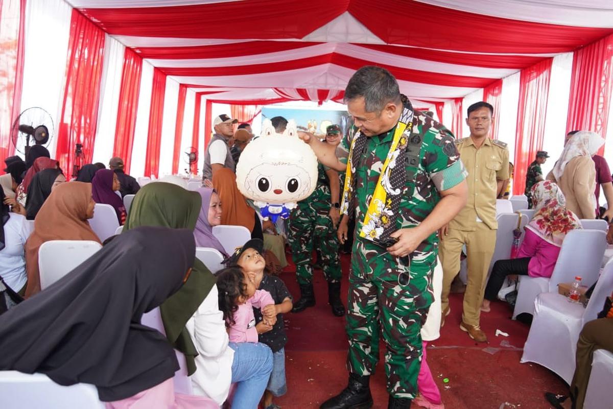Kasad dan Wamentan Resmikan Sarana Pengairan Ribuan Hektare Sawah di Sukabumi
