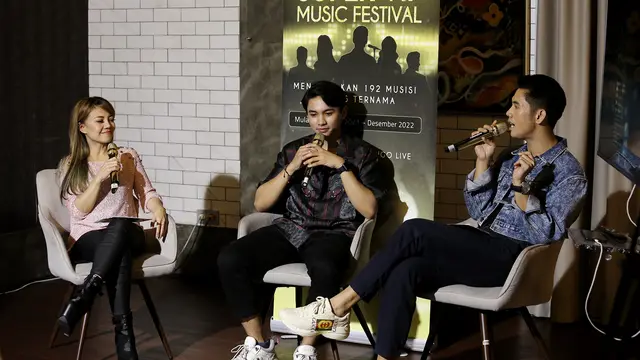 Penyanyi Ekhsan tampil di acara Bigo Live