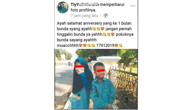 5 Status Facebook Bocah Pacaran 'Ayah Bunda' Ini Bikin Tepuk Jidat