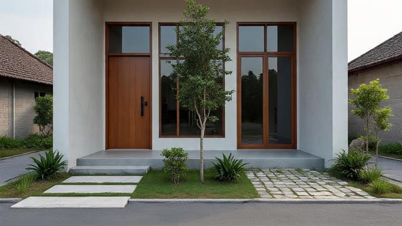 9 Desain Rumah Kampung Tapi Terlihat Seperti Rumah Rp 500 Juta, Hunian Sederhana Modern