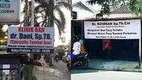 6 Spanduk 'Klinik Ban' Ini Absurd Banget, Bak Praktek Dokter (IG/ngakakkocak)