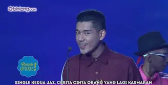 Ini yang membuat Jaz tertantang saat menyanyikan single keduanya yang berjudul Kasmaran.