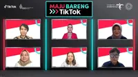 Peluncuran program #MajuBarengTikTok yang bertepatan dengan Hari UMKM Nasional pada Jumat, (12/8).