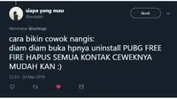 cara cowok nangis (twitter.com/wsilahh)