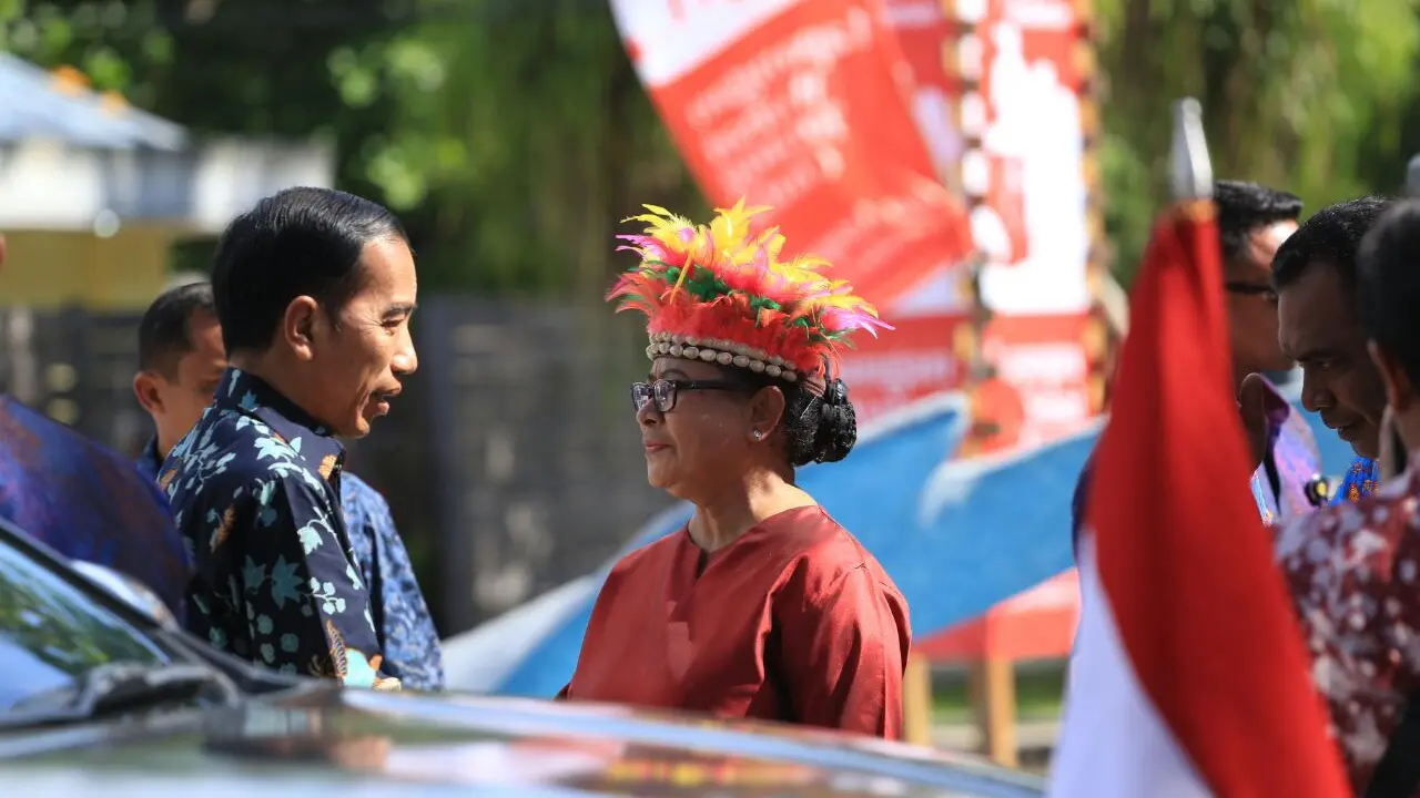 Presiden Jokowi dan 5 menteri Peringati Hari Ibu di Papua