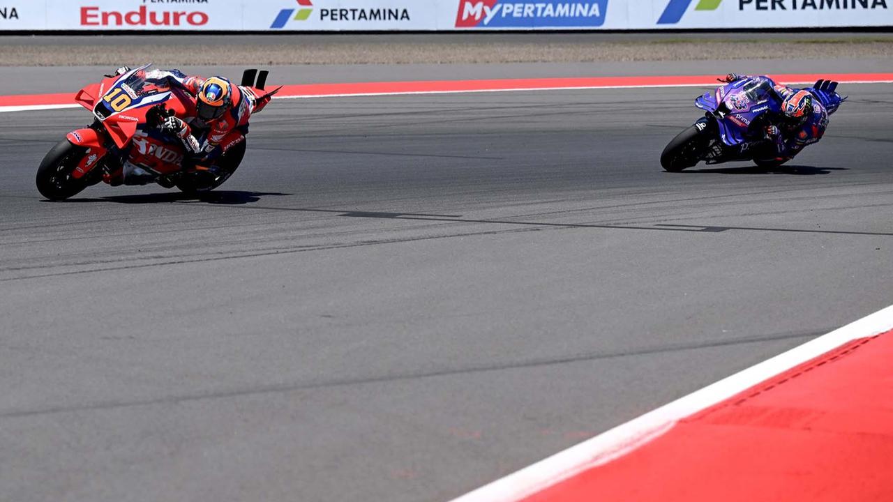 FOTO: Luca Marini Tercepat di Latihan Bebas MotoGP Mandalika, Marquez Masih Dibayangi Rekor