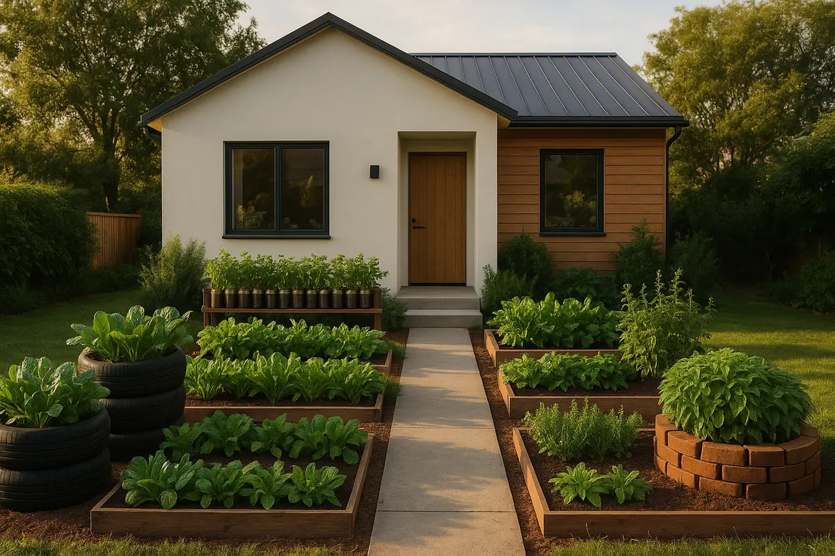 Ide Kebun Sayur Minimalis Depan Rumah