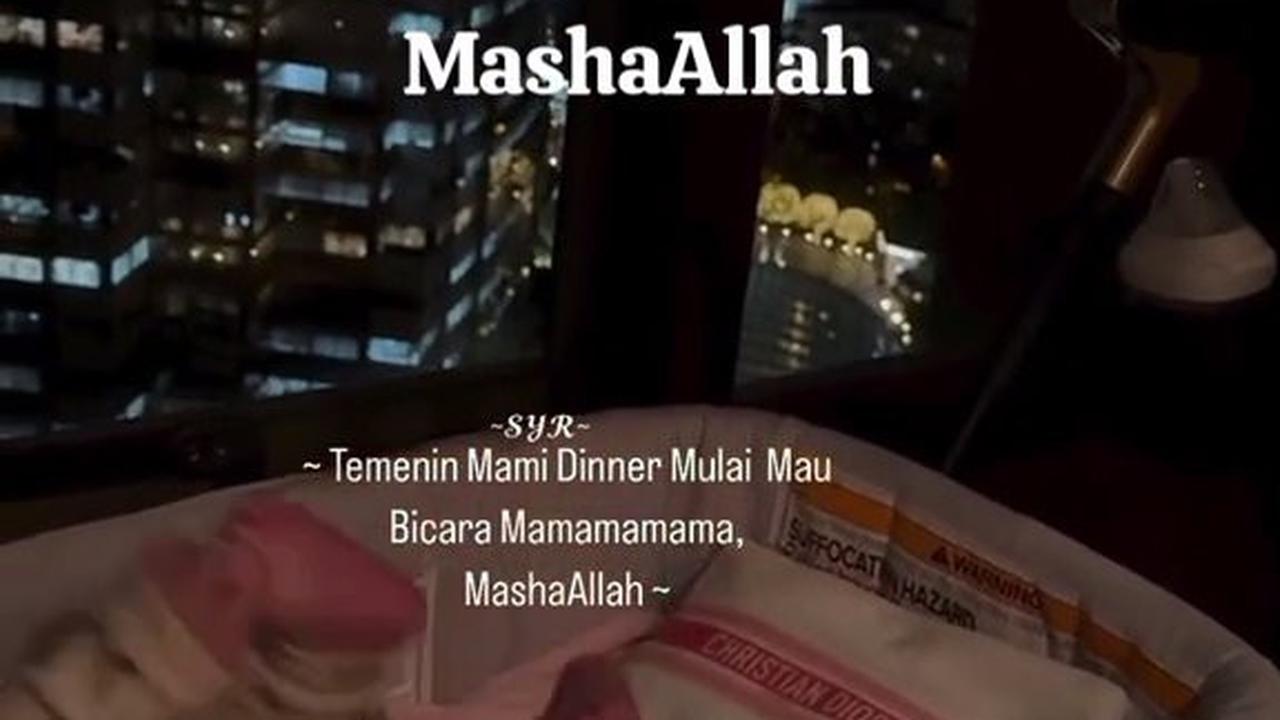 Gemasnya Saat Dengar Suara Baby R Anak Syahrini dan Reino Barack, Lembut Seperti Sang Ibunda