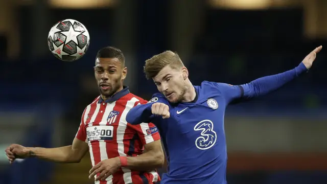 FOTO: Chelsea Pastikan 3 Wakil Inggris di Perempatfinal Liga Champions - Timo Werner; Renan Lodi