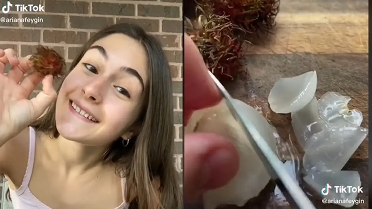 Wanita Ini Buat Tutorial Cara Makan Rambutan, Bikin Netizen Gregetan