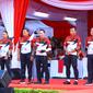 Kapolri Jenderal Listyo Sigit Prabowo menegaskan terus memperkuat sinergitas dan soliditas dengan seluruh elemen bangsa, antara lain melalui acara fun bike di Lapangan Bhayangkara Mabes Polri, Jakarta Selatan, Minggu (19/6/2022). (Ist)