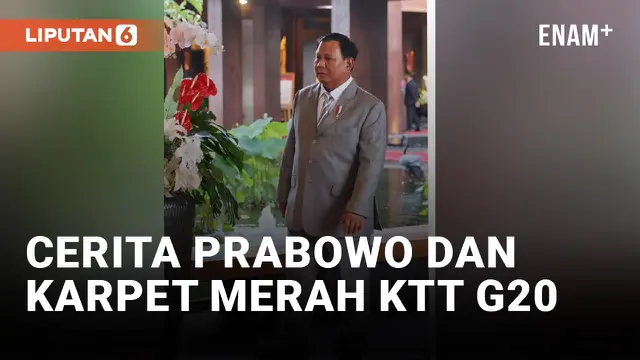 Fotografer Ceritakan Alasan Prabowo Enggan Injak Karpet Merah KTT G20