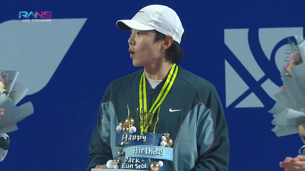 Kejutan Ulang Tahun Park Eun Seok di Lagi-Lagi Tenis Internasional, Begini Momennya
