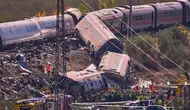 Korban Tewas Tabrakan Kereta di Spanyol Jadi 68 Orang, 3 Hari Berkabung Nasional