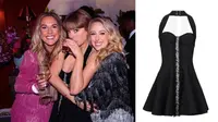 Tampilan Taylor Swift Pakai Gaun Balmain yang Glamor di Pesta Ulang Tahun ke-35. (Dok: Twitter/X&nbsp;https://x.com/ellie_elizabet/status/1869507406457352626?s=46&amp;t=0NtEqwCYUNuEUaHjYORsTw)