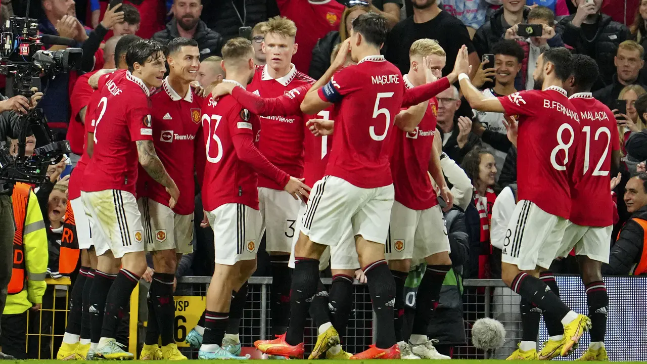Foto: Ronaldo Kembali, Bantu MU Taklukkan Sheriff di Liga Europa 2022/2023