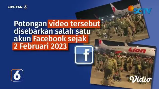 VIDEO: Cek Fakta: Viral Video Kedatangan Tentara Cina ke Indonesia dengan Lion Air, Benarkah?