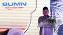 Ketua Umum Pengurus Besar Nahdlatul Ulama  (NU) KH Said Aqil Siradj saat menghadiri peluncuran aplikasi seluler Wakaf Uang NU di Jakarta, Selasa (13/6). (Liputan6.com/Angga Yuniar)
