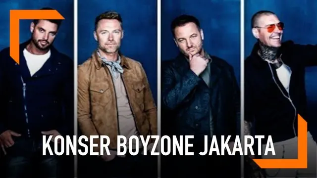 Boyzone akan menggelar konser perpisahan di Jakarta. Bertempat di Tennis Inddor Senayan pada tanggal 24 Maret 2019.
