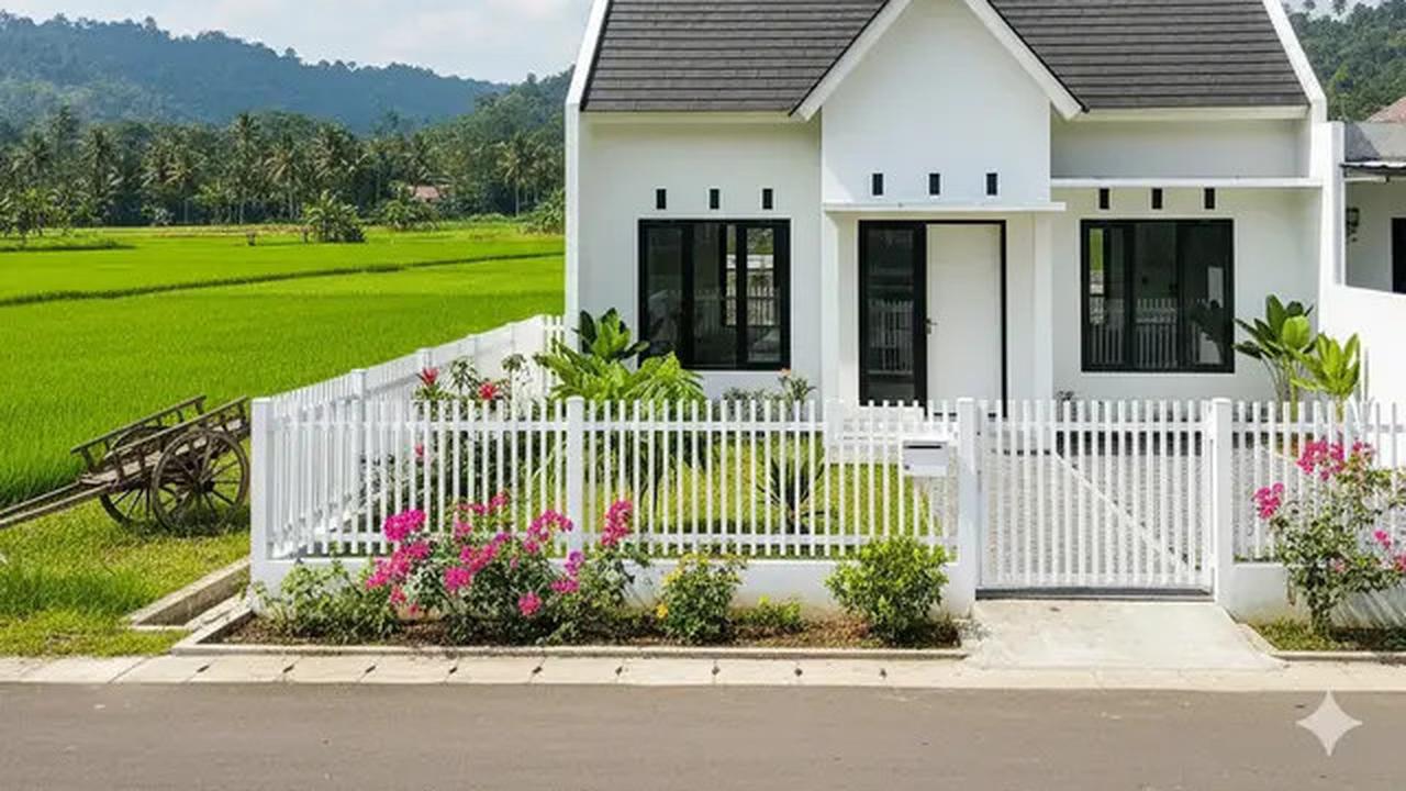 7 Model Rumah Sederhana Tapi Mewah dengan Pagar 2025 yang Cocok untuk Tinggal di Desa