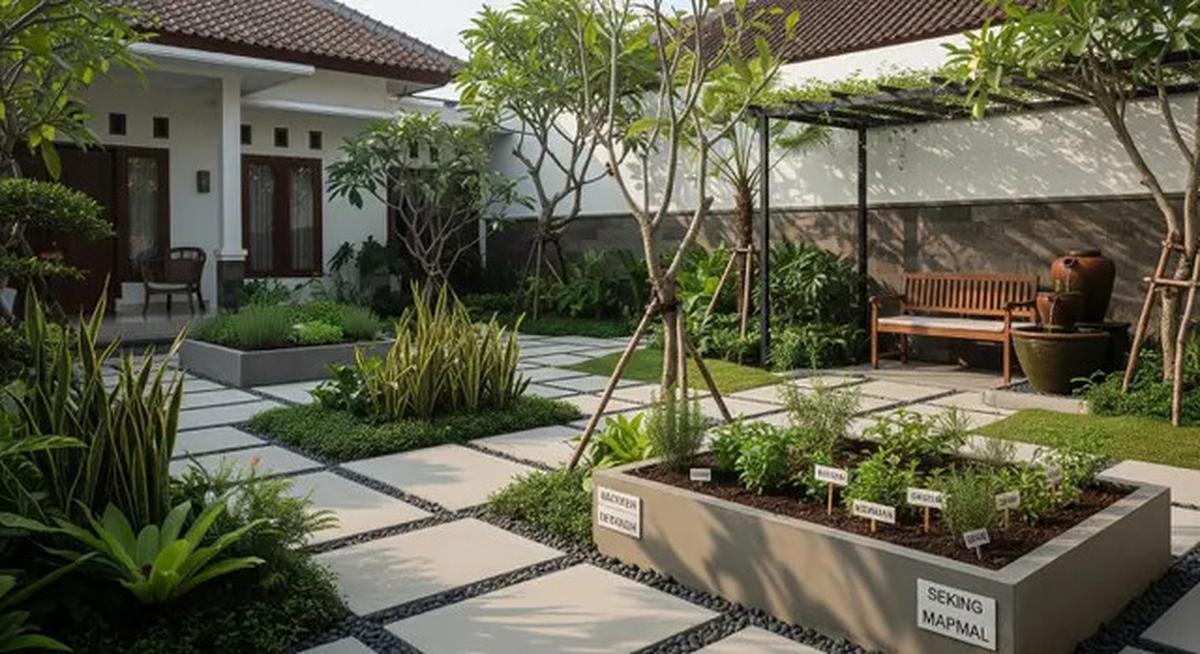 8 Ide Halaman Depan Rumah yang Mudah Dirawat oleh Lansia, Beri Kenyamanan di Keseharian