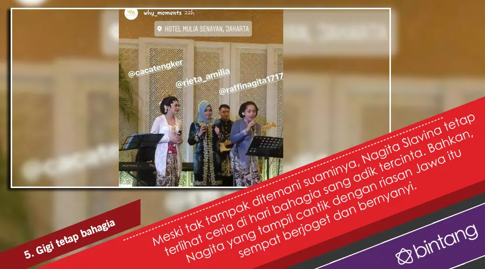 Misteri Keberadaan Raffi Ahmad di Pernikahan Caca Tengker. (Foto: Instagram/why_moments, Desain: Nurman Abdul Hakim/Bintang.com)