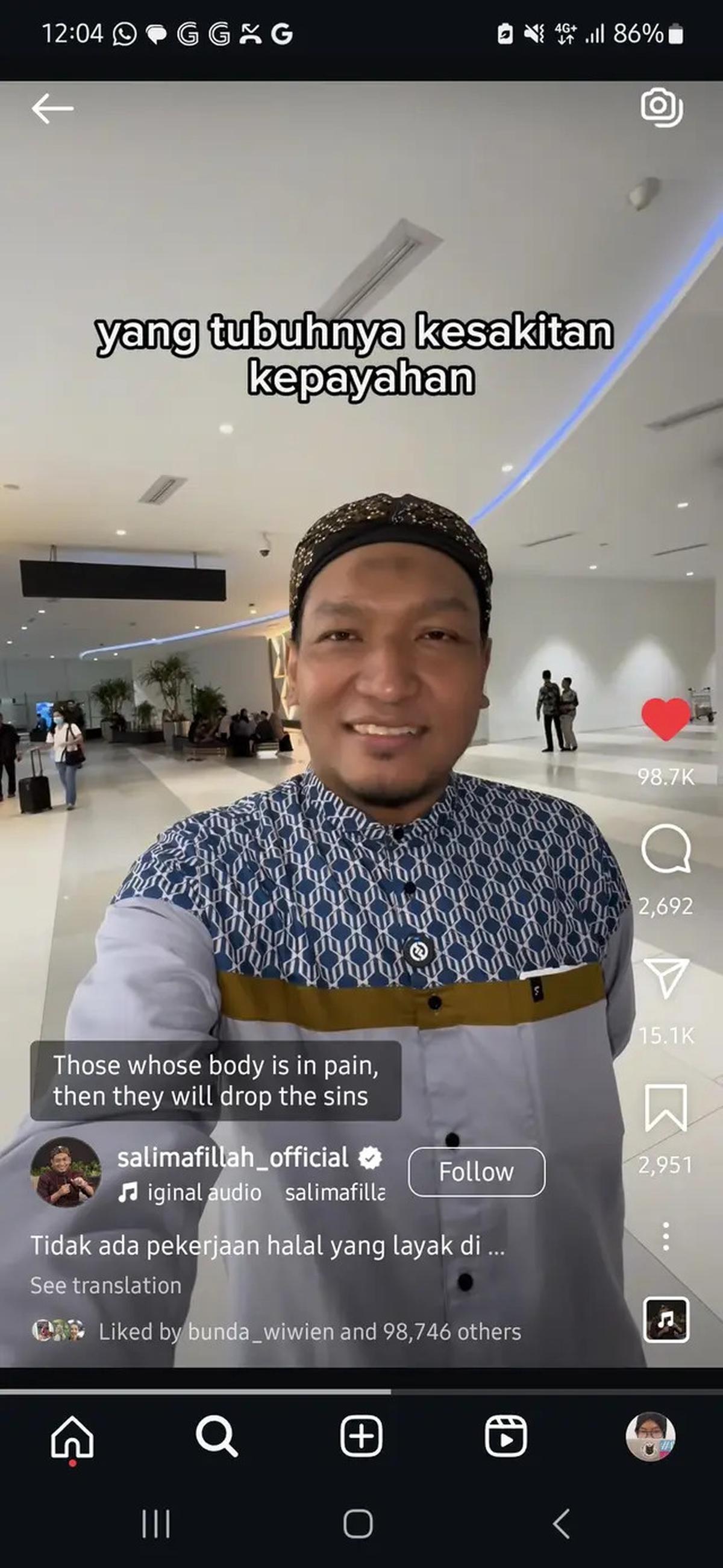 Gus Miftah Bikin Kontroversi, Salim A Fillah Ingatkan Rasulullah Cium Tangan Pekerja yang Kasar dan Kapalan