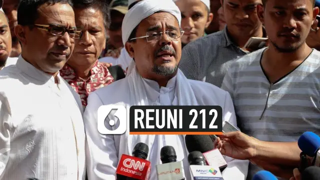 VIDEO: Reuni 212, Habib Rizieq Berencana Pulang