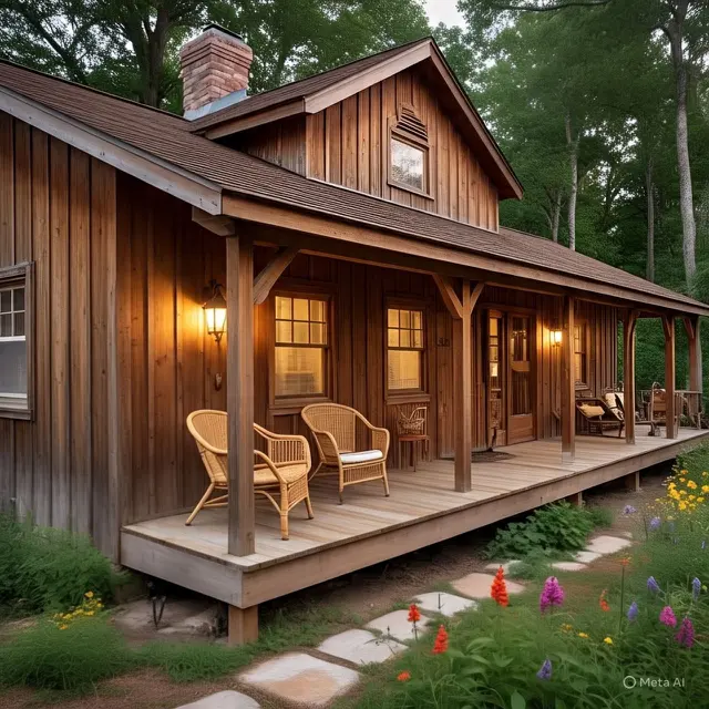 Gambar Rumah Sederhana dari Kayu