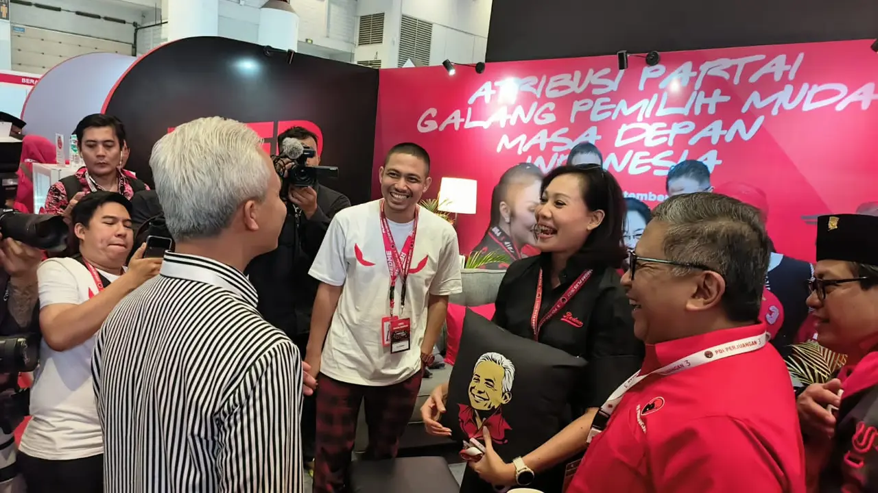 RedMe ikut meramaikan Rakernas PDIP di JIexpo Kemayoran. (Istimewa)