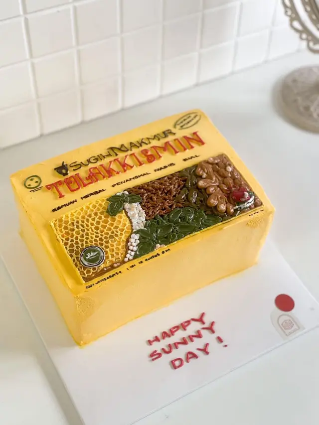 [Fimela] Kue Ulang Tahun Aura Kasih