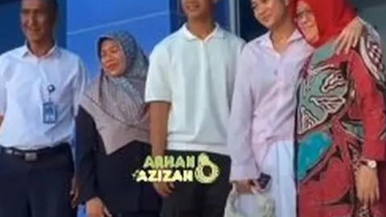 Potret Pratama Arhan Pulang Kampung Sambangi Kampus Ditemani Azizah