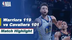 Berita video highlight NBA, Golden State Warriors Bungkam Tuan Rumah Cleveland Cavaliers 119-101, Jumat (16/4/2021)