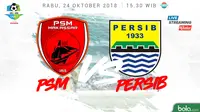 Liga 1 2018 PSM Makassar Vs Persib Bandung (Bola.com/Adreanus Titus)