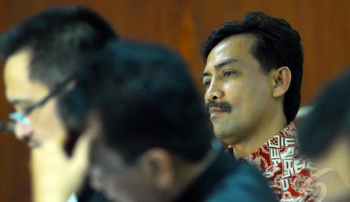 Sidang kasus Hambalang dengan terdakwa Andi Mallarangeng kembali digelar di Pengadilan Tipikor, Jakarta (Liputan6.com/Miftahul Hayat).