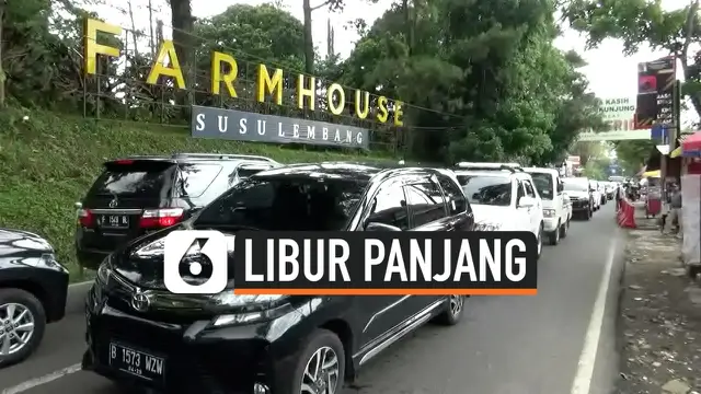 VIDEO: Libur Panjang, Lalu Lintas Kawasan Lembang Merayap