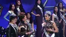 Anin dalam malam puncak grand final Puteri Indonesia 2016, digelar di Jakarta Convention Center (JCC), Senayan, Jakarta, Jumat (19/2/2016). (Nurwahyunan/Bintang.com)