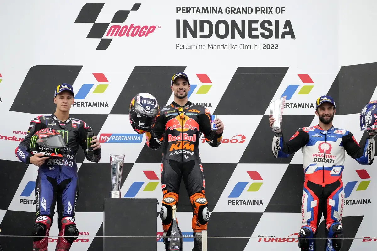 Foto: Miguel Oliveira Juara MotoGP Mandalika 2022, Spesialis Juara di Sirkuit Debutan