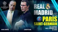 Real Madrid vs Paris Saint-Germain (Grafis: Abdillah/Liputan6)