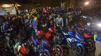 Suzuki Saturday Night Ride (SSNR) berlangsung akhir pekan lalu di Yogyakarta. (SIS)