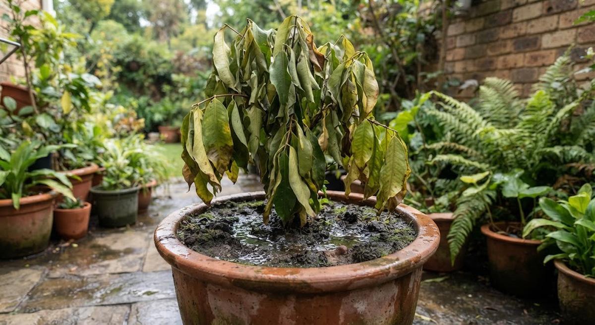 Penyebab Tanaman Buah dalam Pot Tiba-Tiba Layu