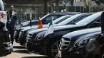Puluhan mobil mewah untuk delegasi peserta peringatan Konferensi Asia-Afrika (KAA) telah disiapkan di halaman parkir depan Balai Sidang Jakarta Convention Center (JCC), Jakarta, Senin (20/4/2015). (Liputan6.com/Herman Zakharia)