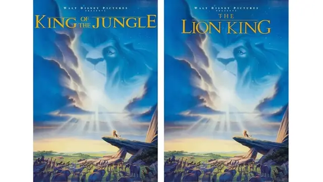 Film Disney awalnya punya judul berbeda